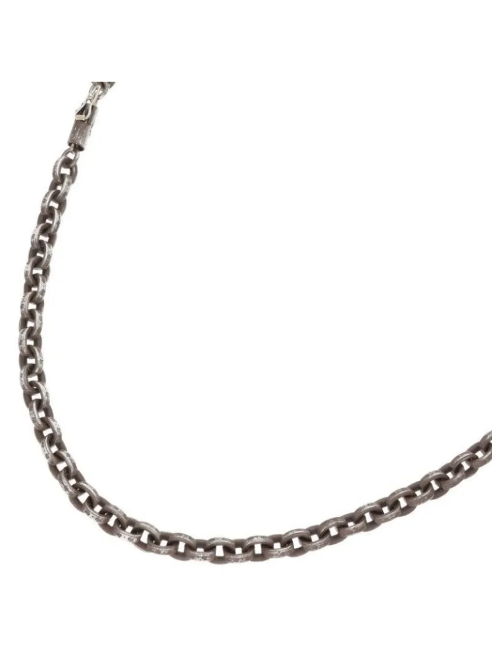 Chrome Hearts Paper Chain 18 Silver Necklace